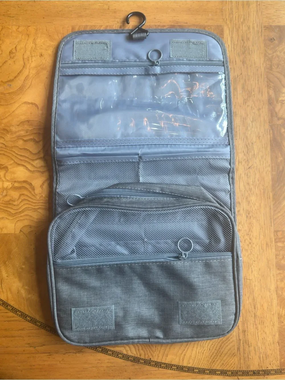 NWT Hanging Jewelry Organizer Travel Storage Roll Black